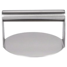 Zilanya 紫瀾雅 不鏽鋼圓形壓肉器廚房工具 銀色, 1個