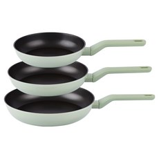 Lacena Mio 電磁爐平底鍋 3件組, 1套, 平底鍋 20cm + 24cm + 28cm, 混色