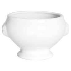 EXCELSA White 白瓷酥皮濃湯碗 13cm, 1個, 白色