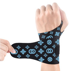 金錢樹 彈性印花拼接護腕, 1個