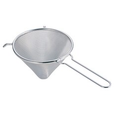 Three Snow 細緻雞蛋過濾篩 掛鉤型 11cm 銀色, 1個