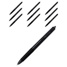 아크로볼 new 유성볼펜 0.7mm, 블랙, 10개