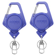 BOOMS FISHING XW80 別針伸縮扣 BACCXW8074, 藍色, 2個