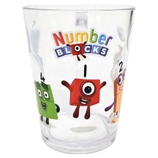 르번 넘버블록스 물방울컵, 혼합색상, 1개, 300ml