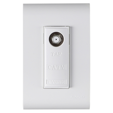 나노 오딧세이 심플 CATV 유니트 3방 11dB 콘센트 화이트, 1개