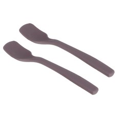 플라라 프리미엄 실리콘 요거트 스푼, 코코아, 2개, 스푼 2p