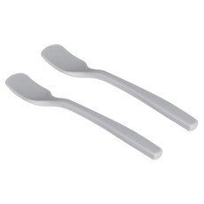플라라 프리미엄 실리콘 요거트 스푼, 퓨어화이트, 2개, 스푼 2p