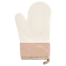 B Home Baking 矽膠連指隔熱手套, 1個, 象牙白