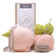 Mellowstory Stationery 桃子收納包針織套組, 1套, 混合顏色