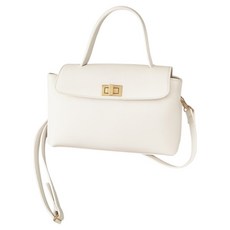 MDMS 法式復古手提小方包, 白色