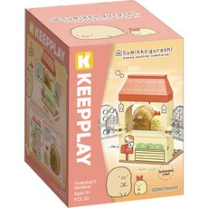 KEEPPLAY 奇妙積木 角落小夥伴 小窗口系列 炸豬排&炸蝦, 1個