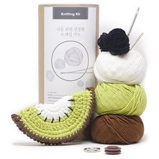 Mellowstory Stationery 眼鏡掛繩項鍊 水果針織組, 奇異果, 1套