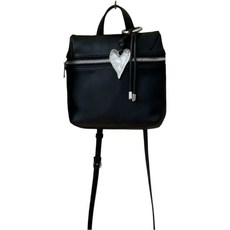 MDMS 金屬愛心吊飾斜背小方包