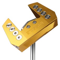 MISSILE GOLF 高爾夫 Zero Torque 推桿 金色 81公分(32吋), 鋼(120g), 2度