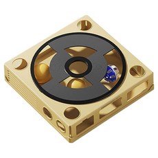 딩동펫 고양이 미로 턴테이블 방울공 장난감, 옐로우, 1개