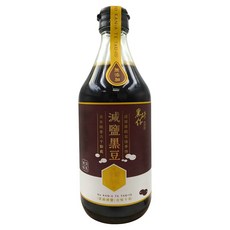 黑矸仔 減鹽黑豆醬油, 1個, 500ml