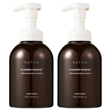 AVCA Native 深層保濕泡沫洗手乳 花市香, 2個, 500ml