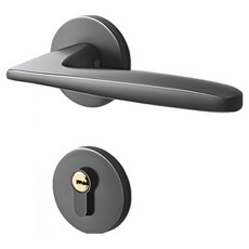 大方倉庫 舒適門把 125mm + 鑰匙孔套組, 1套, Y003