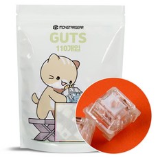 MONSTARGEAR KTT 康白軸 V3 線性鵝卵石機械鍵盤軸體 熱插拔替換潤滑軸 110入, 單一商品, 混合色, 製造商軸