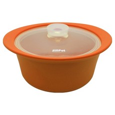 SiliPot 矽膠多功能蒸籠 800ml, 1個, 橘色