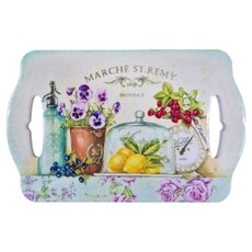 B Home Baking 普羅旺斯廚房3D鍋墊上菜托盤 小, 1個, 薄荷綠