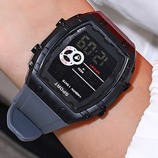 Soyo 商行 雙色高級簡約防水運動手錶, 灰色, 1個