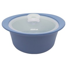 SiliPot 矽膠多功能蒸籠 1200ml, 1個, 深藍色