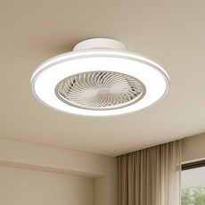 vittz LED High Wind 吊扇風扇 房間燈 600mm, 白色
