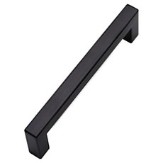 大器倉庫 簡約手把 門把 寬度 12mm x 總長度 204mm, 1個, 黑色 06