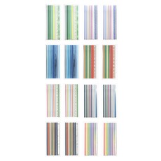 비온뒤 롱 인텍스 스티커 아이시 스타 투명 8종 x 20p 세트, 2세트