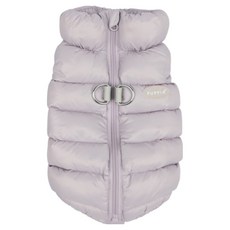 퍼피아 반려동물 코튼캔디 등지퍼 경량 하네스 패딩 UM2271, 퍼플, 1개