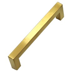 Tongkeun倉庫 簡約把手 門把 寬度 12mm x 總長度 140mm, 1個, 金色 04