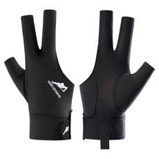 Forming Home 舒適輕便撞球手套 右手配戴, 黑色, 1個