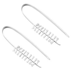 modernmore 滾筒洗衣機 直立式洗衣機 縫隙 洗衣機 清潔刷, 2個, 白色