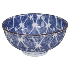 TOKYO DESIGN STUDIO 和風餐碗 12.5cm, 1個, 菱紋藍