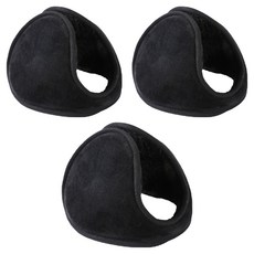 Wel-pick 運動護耳保暖耳罩, 深黑色, 3個