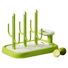 Goodsticks 多用途瀝水奶瓶架, 綠色, 單品