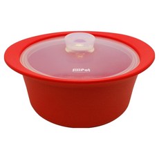 SiliPot 矽膠多功能蒸鍋 800ml, 紅色, 1個