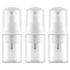 Kyungi商店 攜帶式泡泡慕斯瓶 30ml, 透明, 3個