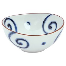 TOKYO DESIGN STUDIO 瓷製點心碗 11cm, 1個, 漩渦