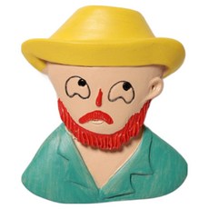 世界名畫 3D 立體 室內裝飾 冰箱磁鐵 磁吸 梵谷, 黃色