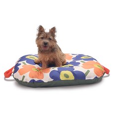 MONCHOUCHOU 寵物大花朵圓形坐墊, 1個, 奶油色