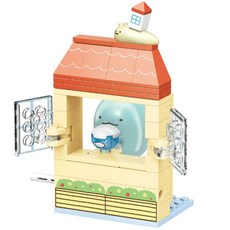 KEEPPLAY 奇妙積木 角落小夥伴 小窗口系列 積木, 1個, 蜥蜴 多色