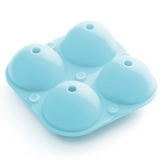 Outset 4格冰球製冰盒, 1個, 水藍色