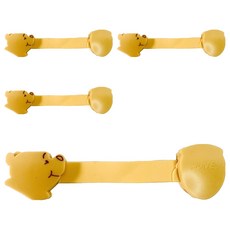 vivibaby 小熊維尼安全鎖, 4個, 黃色