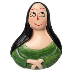 유명명화 3D 입체 인테리어 냉장고 자석 마그넷 모나리자 클래식, 브라운
