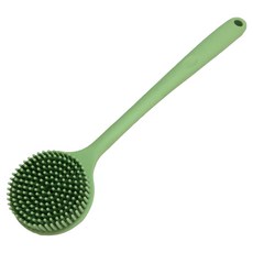 블랙조인 양면 실리콘 바디 브러쉬, 그린, 1개