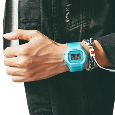 Soyo商會 方形休閒數位防水運動手錶, 1個, 藍色