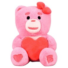 貝力熊 愛心款絨毛 30cm, 1個
