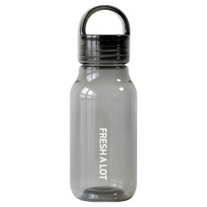 프레쉬어랏 트라이탄 핸들캡 에어 보틀, 블랙, 430ml, 1개